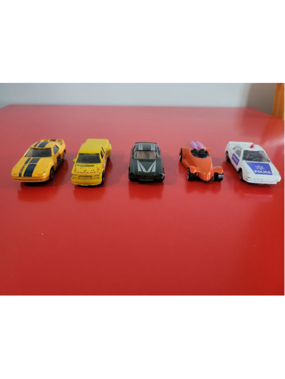 Vintage Diecast Car Lot - Hot Wheels & Zylmex Toyota MR2 Camaro Police